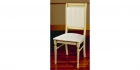 Görögmintás szék szövettel - bézs-arany